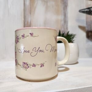VINTAGE LEFTON CHINA mug handpainted, Numbered Circa 1987